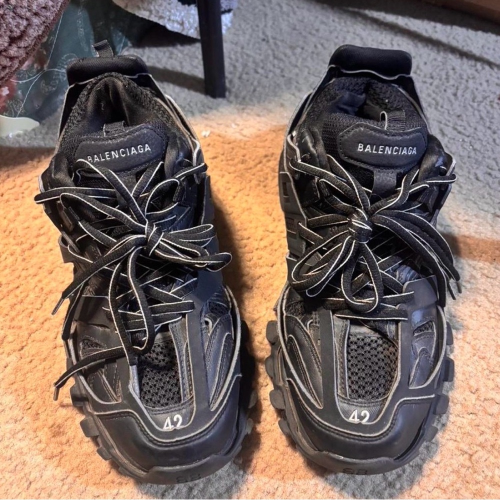 Balenciaga Black Mesh Sneakers